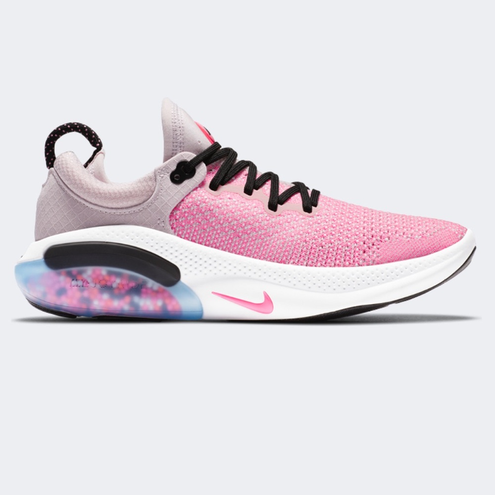NIKE Joyride Run Flyknit Athletic Shoes Platinum Violet/Pink Glow Size 6.5 (GUC)
